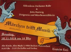 Flyer Märchen und Musik 2019